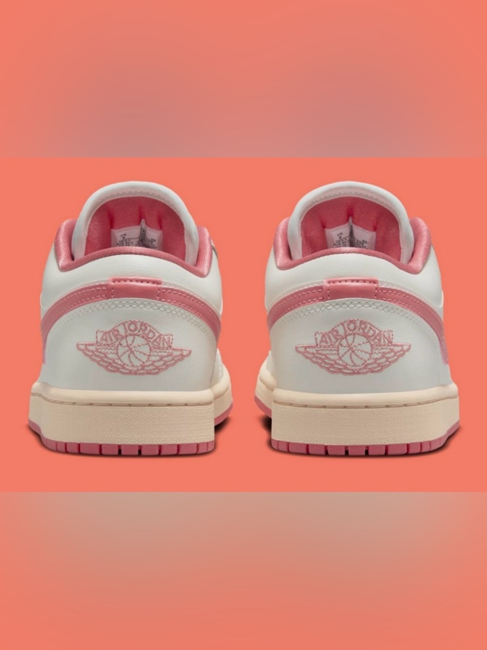 Nike Air Jordan 1 Low Sail Guava Ice Pink Salt - Picture 9 of 10